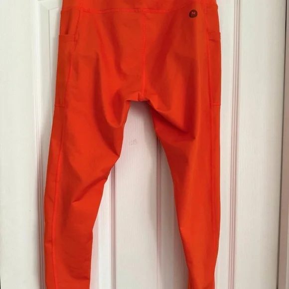 Marmot ladies Orange Leggings - Picture 3 of 9